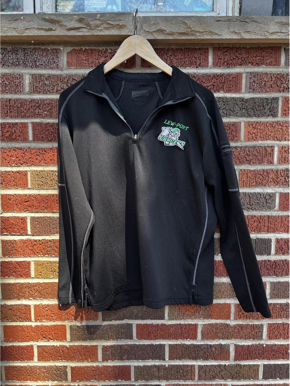 Pennant Black Lewiston Porter Lancer’s 1/4 Zip Up Athletic Jacket